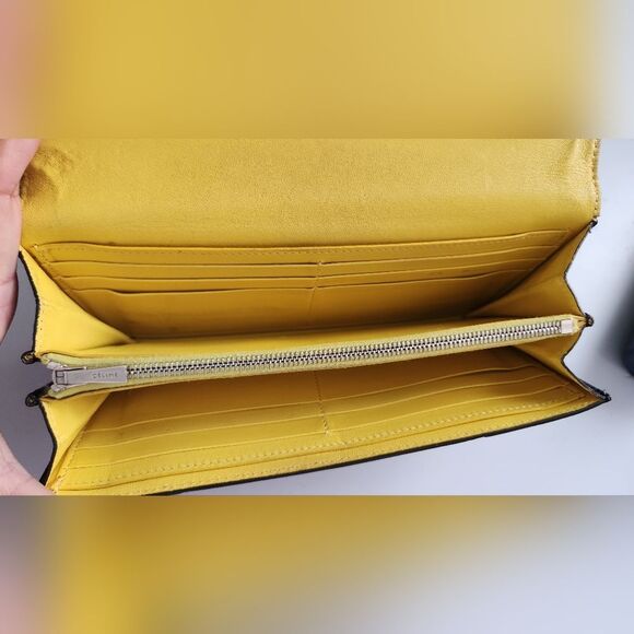 Fendi Pink and Celine Black Leather Wallet Set - Picture 7 of 15